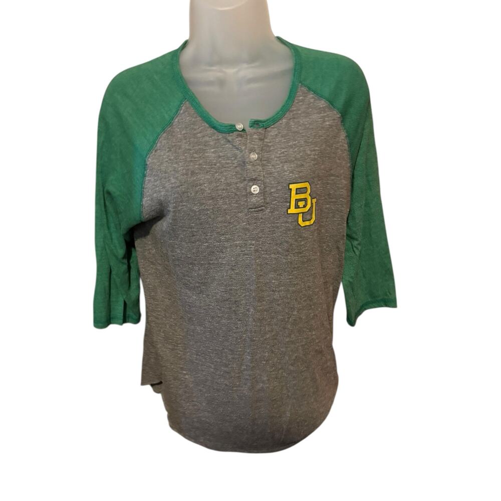 Alternative Earth Baylor Bears 3/4 Sleeve T-shirt Size S